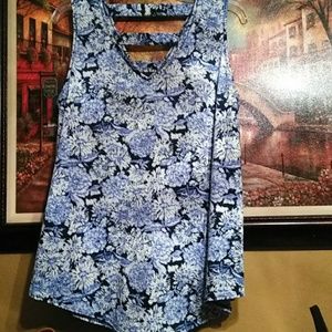 Tank style blouse
